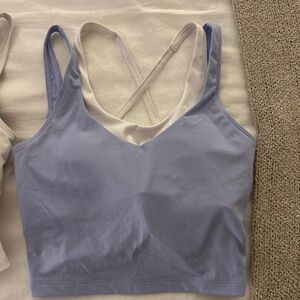 Gilly Hicks Lavender Cross-Back Sports Bra